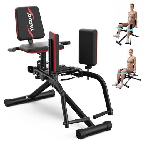 Yagud Hip Abductor Machine, 2 in 1 Glute Workout Equipment with 9 Levels